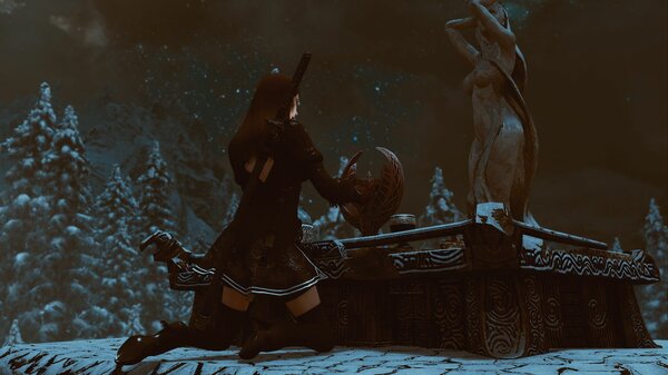 Велена молиться Дибелле. SkyrimSE (сборка 6.0)