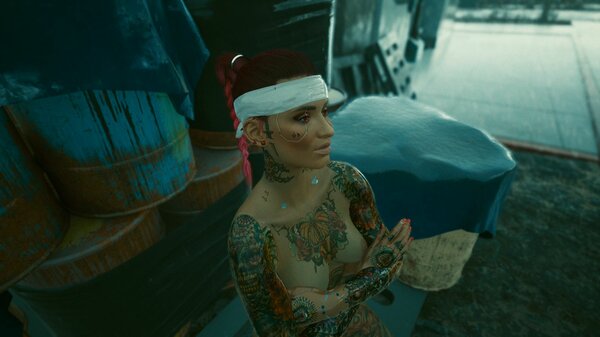 На заднем дворе.. Cyberpunk 2077