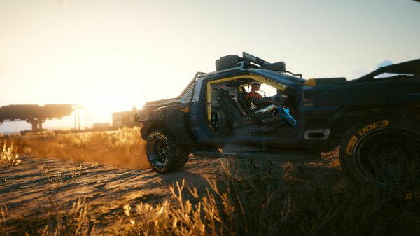 ВИ любит поднять пыль ;) Cyberpunk 2077