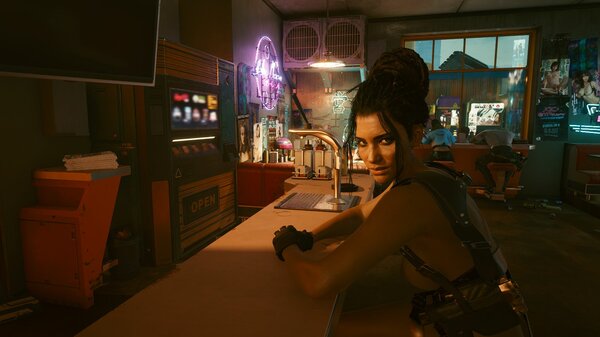 Панам в кафе..