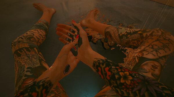 Тату только прибавляется )) Cyberpunk 2077