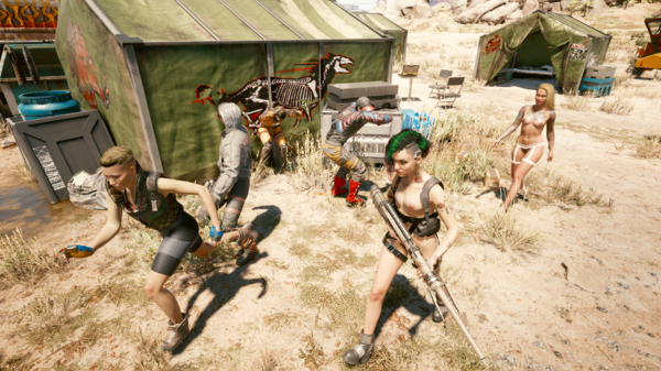 Кочевники испугались нагих Джуди и Ви.