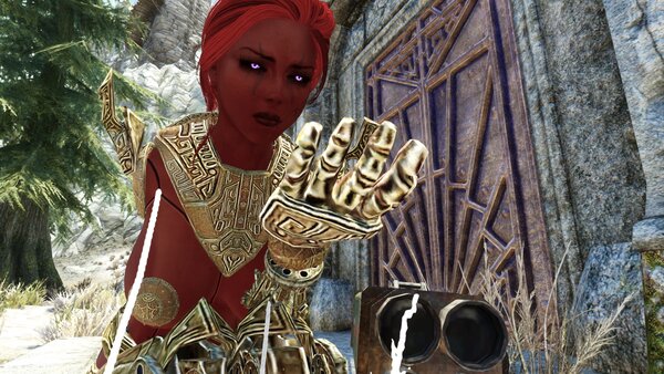 TESV Грустит возле хранилища