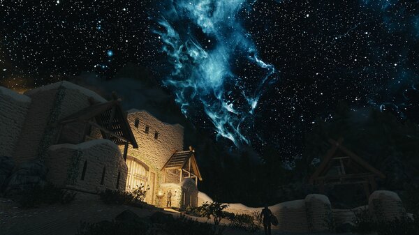 Ночь над Вайтраном.. Skyrim SE (Тропики 7.0)