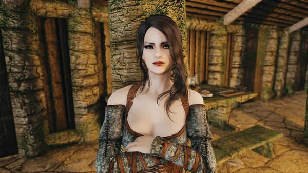 Девица в таверне.. Skyrim SE (Тропики 7.0)