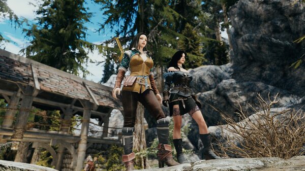 Рядом с деревней.. Skyrim SE (сборка 7.0)