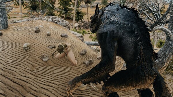 Что только не увидишь в Скайрим!