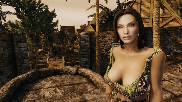 Анджелина в Рифтене.. Skyrim SE (Тропики 7.0)