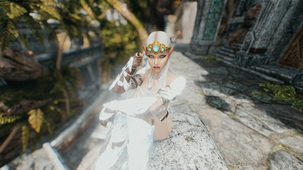 Эллайна в Маркарте. Skyrim SE (Тропики 7.0)