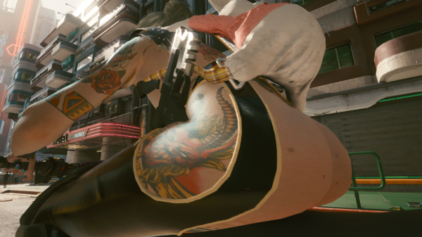 Кролик и Ви сняли нижнее бельё.