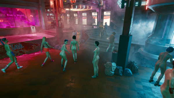 Ви пришла квартал красных фонарей.