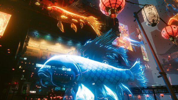 Рыбки.. Cyberpunk 2077