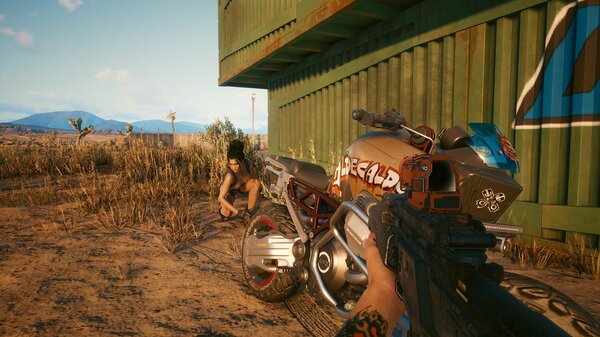 С Панам на деле.. Cyberpunk 2077