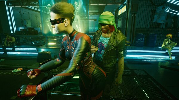 ВИ пристает к нейтранерше в Посмертии ;)