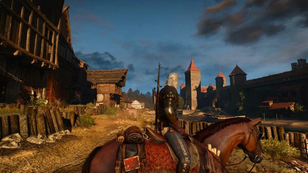 Геральт заехал в Новиград.. Ведьмак III (сборка Торна)