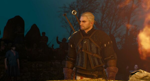 Геральт на языческих Дядах.. Ведьмак III (сборка Торна)