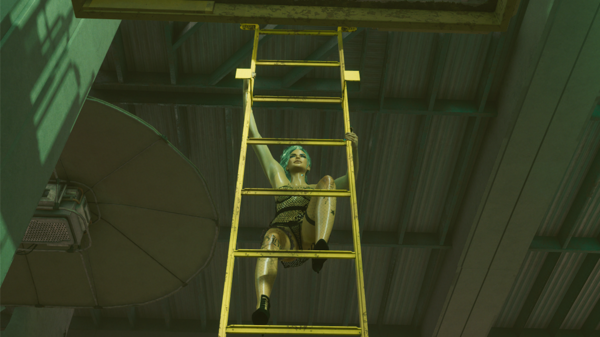 Ви на лестнице.