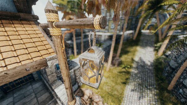 Фонарь в Солитьюде.. Skyrim SE (Тропики 7.0)