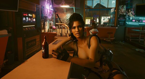Захмелевшая Панам.. Cyberpunk 2077