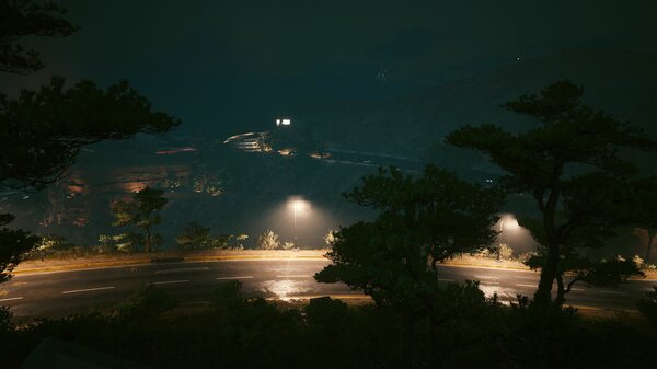 Ночная дорога.. Cyberpunk 2077