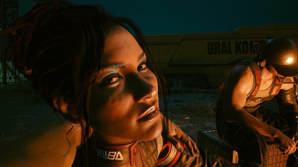 Панам строит глазки.. Cyberpunk 2077