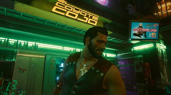 Бармен Эль Койота. Cyberpunk 2077