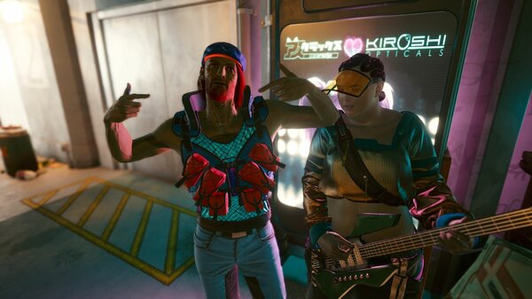 Ви с гитаристкой.. Cyberpunk 2077