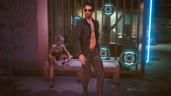 Джонни и Ви в «Облаках».