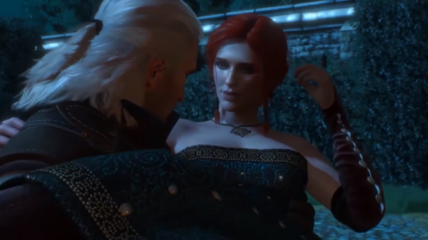 Геральт и Трисс.