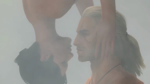 Хочет любви, а Геральт "ушёл" под воду..