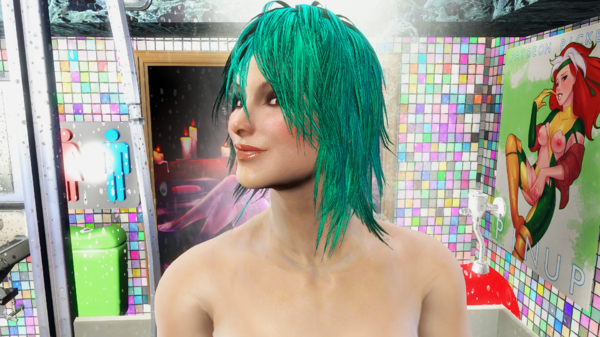 Обновлённая Айви в душевой.