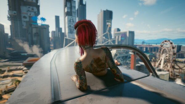 Пейзажик с видом на Пасифику.. Cyberpunk 2077