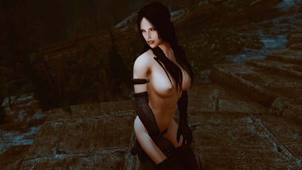 ЭЛЬФАЙНА - эльф вампир. SkyrimSE (сборка 6.0)