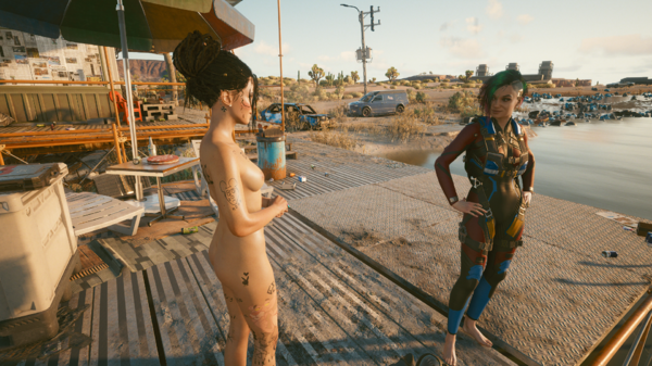 Джуди:-"Ну, тогда и я сниму гидрокостюм".