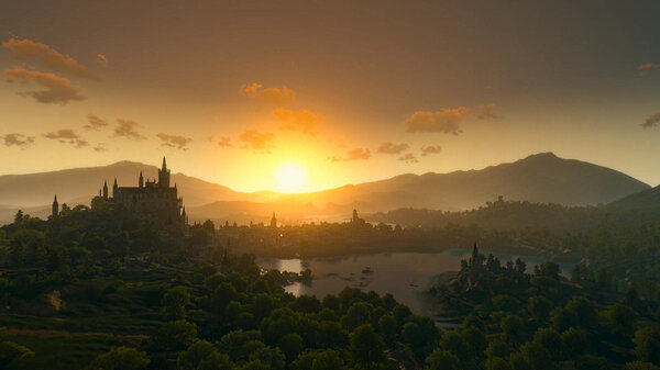 Вечерний Туссент. Ведьмак III