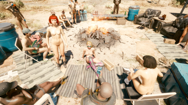 Блондинка Ви позирует для фото.