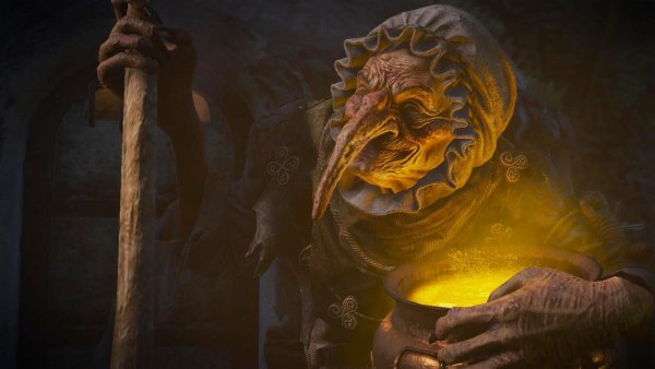 БАБА-ЯГА из сказочного мира.. Ведьмак III