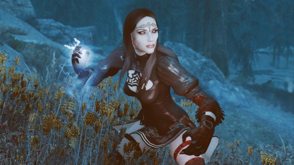 Velena готова дать отпор любой опасности..