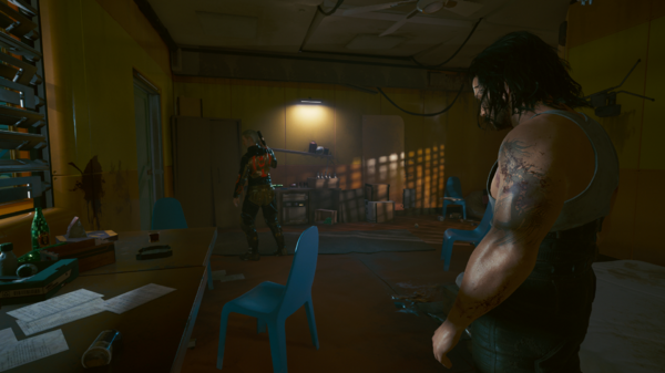 В дверь номера в мотеле Ви и Сола кто-то постучался.