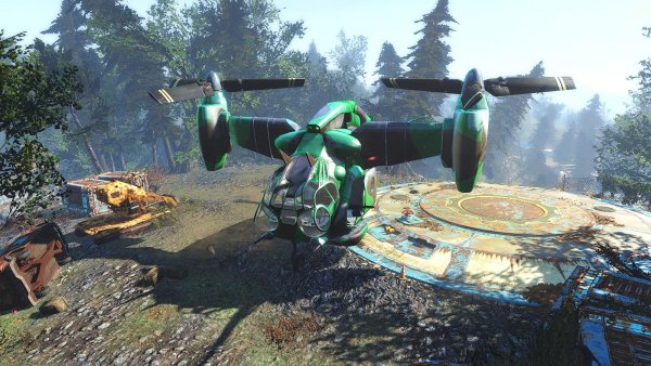 Пчела возле убежища.. Fallout-4 (Сборка 7.0)