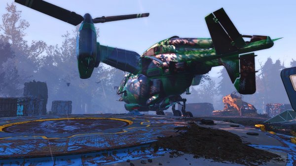 Вот бы так - вышел из убежища и на вертолет ))