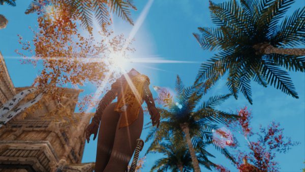 Жаркий пейзажик.. Skyrim SE (Тропики 7.0)