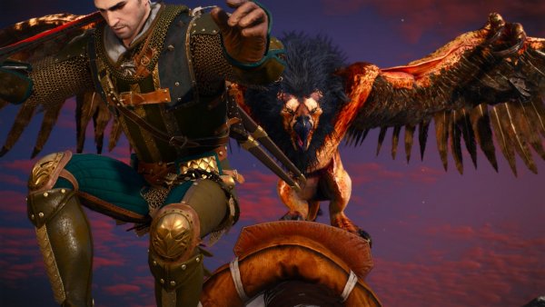 Нападение Грифона.. Ведьмак III (сборка Торна)