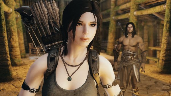 За Ларой Крофт пришёл Эйран.. Skyrim SE (Тропики 7.0)