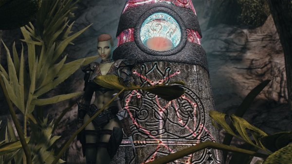 Орчер у камня воина.. Skyrim SE (Тропики 7.0)