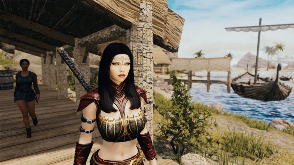 ЭЛЬФАЙНА в портовом городе..