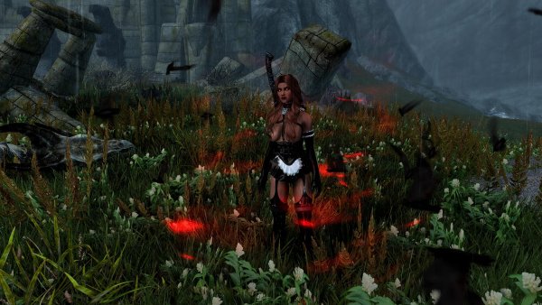 Вампирша сразу после боя)