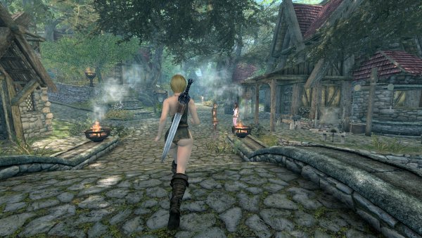 Зашла в Вайтран.. SKYRIM AE