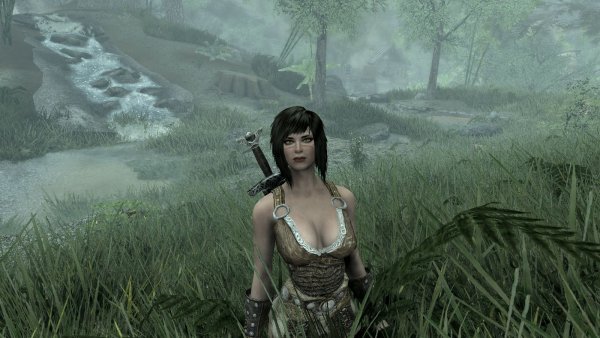 РИЯ в красивом месте! SKYRIM AE