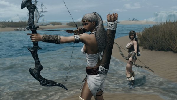 НИКА с Рией.. SKYRIM AE (сборка 10)